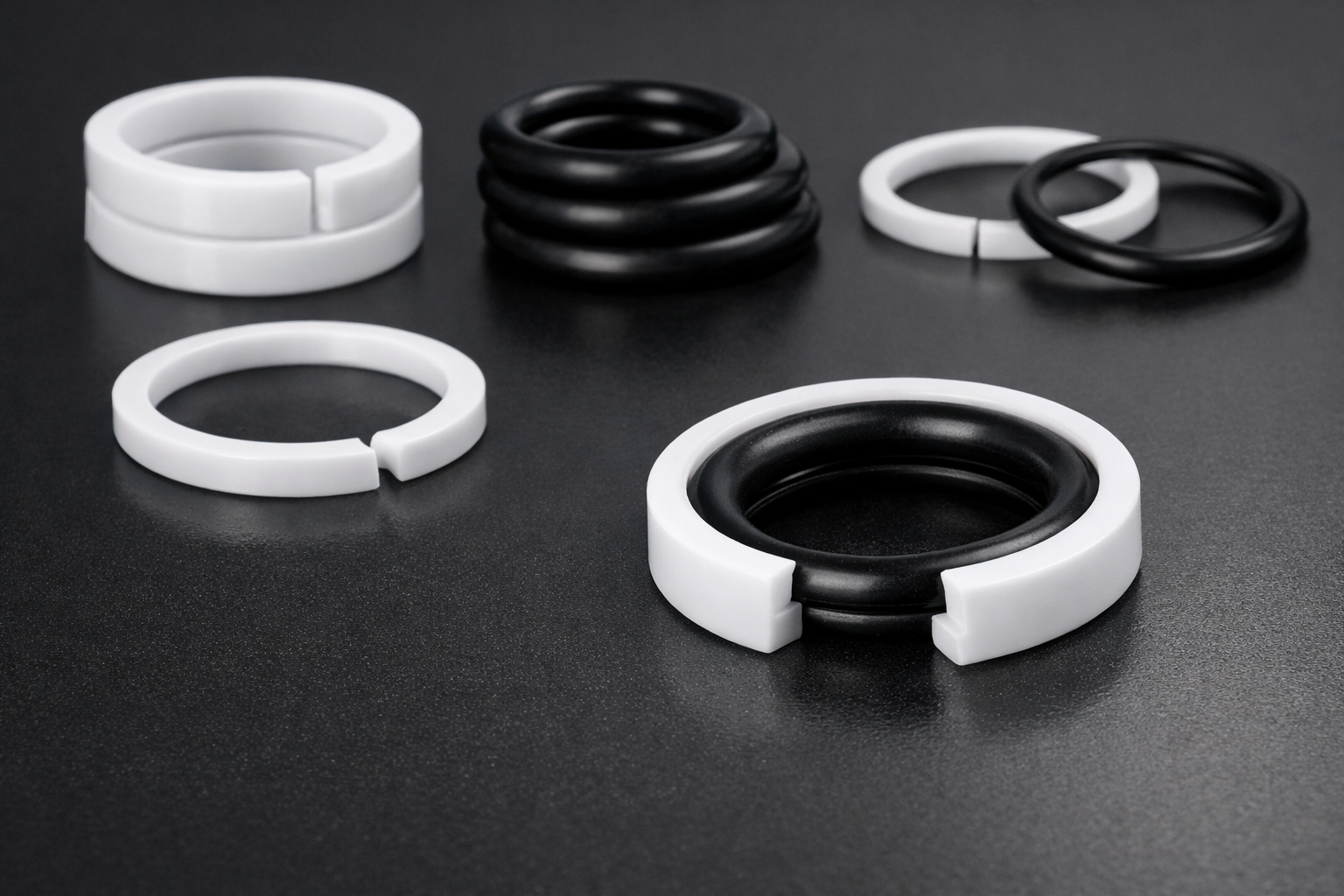 Backup ring supporting an O-Ring under high pressure