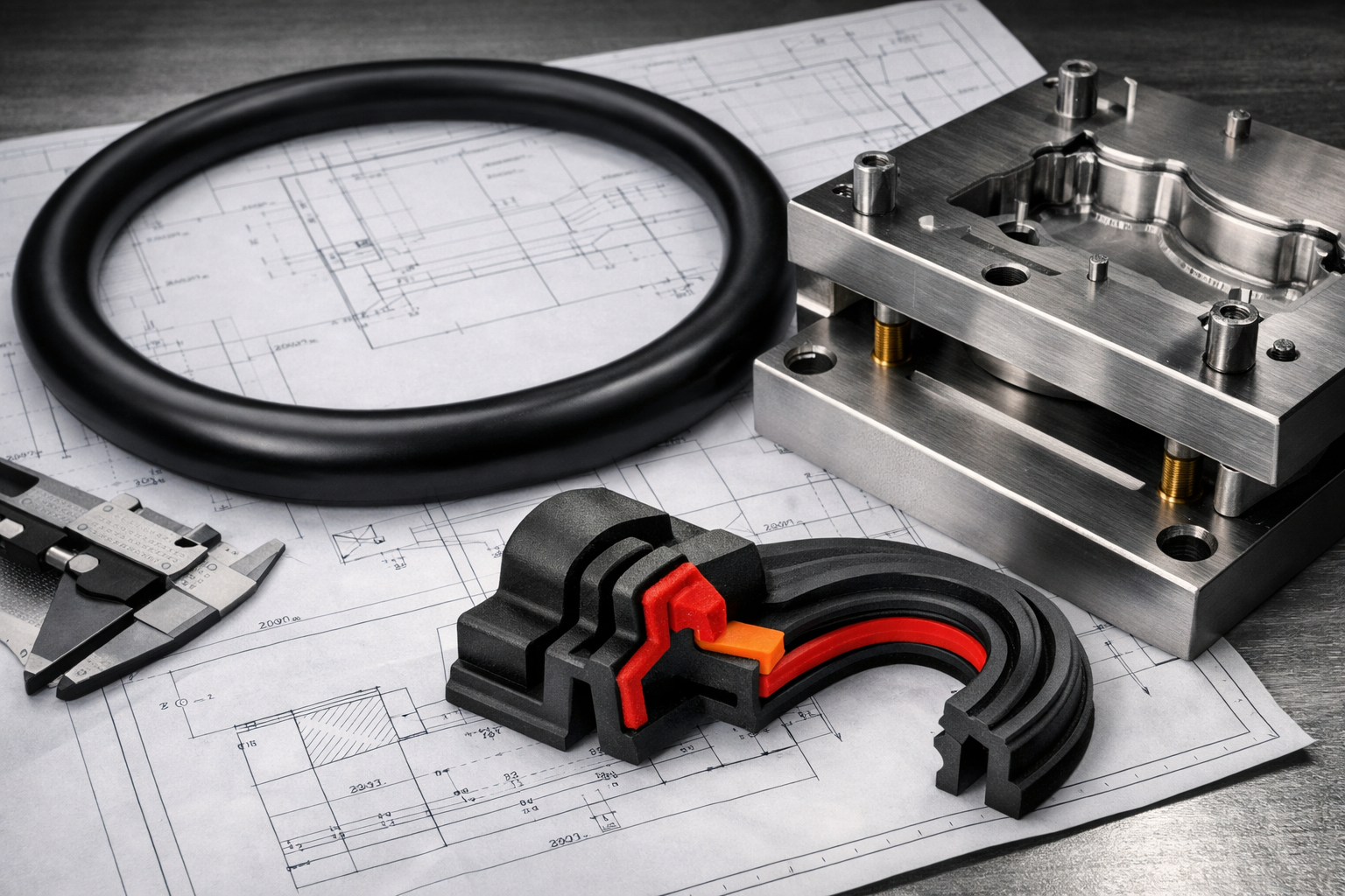 Custom molded non-standard large diameter O-Rings