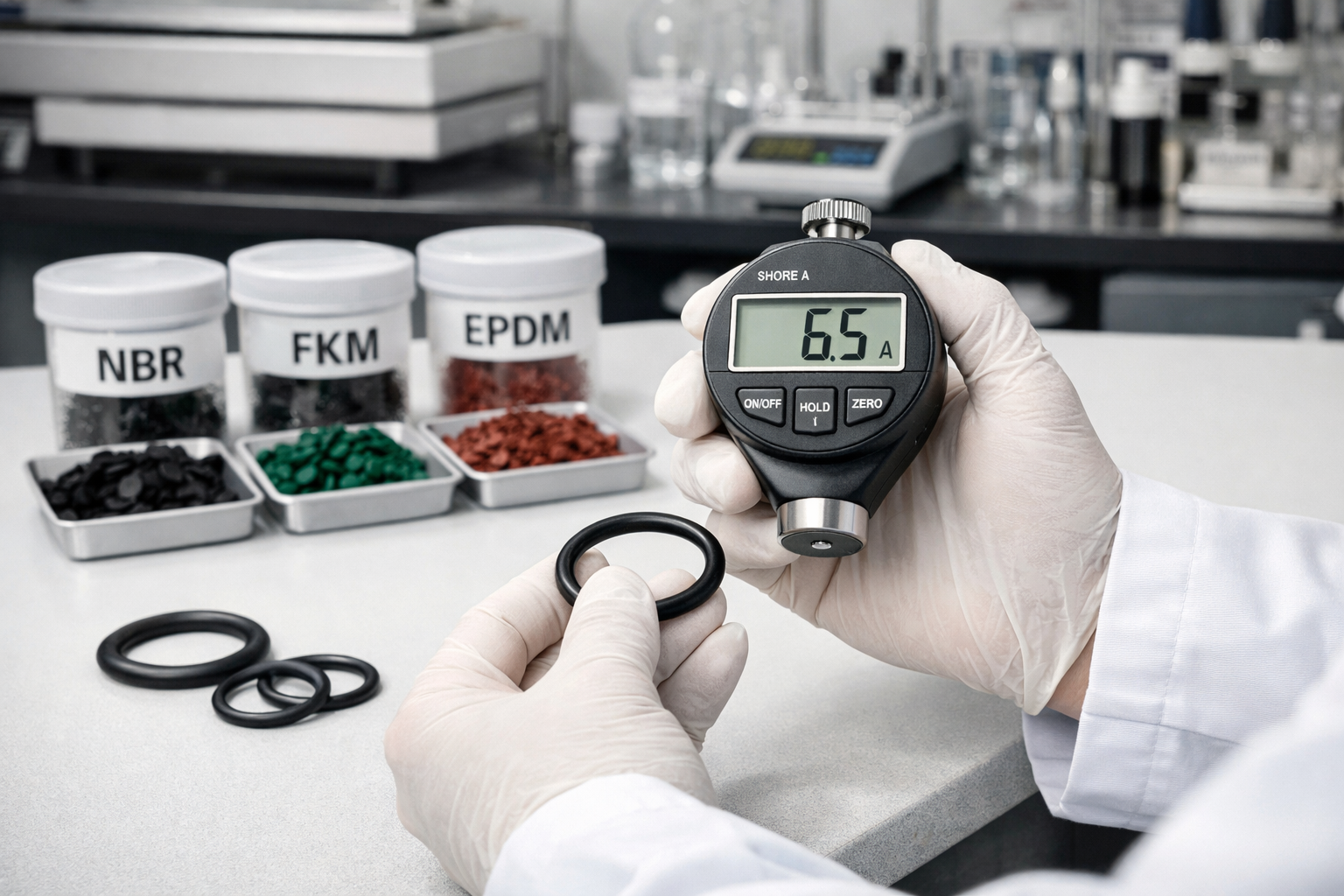 Elastomer compound selection for industrial O-rings